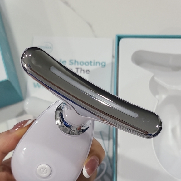 My Derma Dream Myoglow Neck Face Lifting Lymphatic Drainage Tool Anti Age Glow - Picture 3 of 8